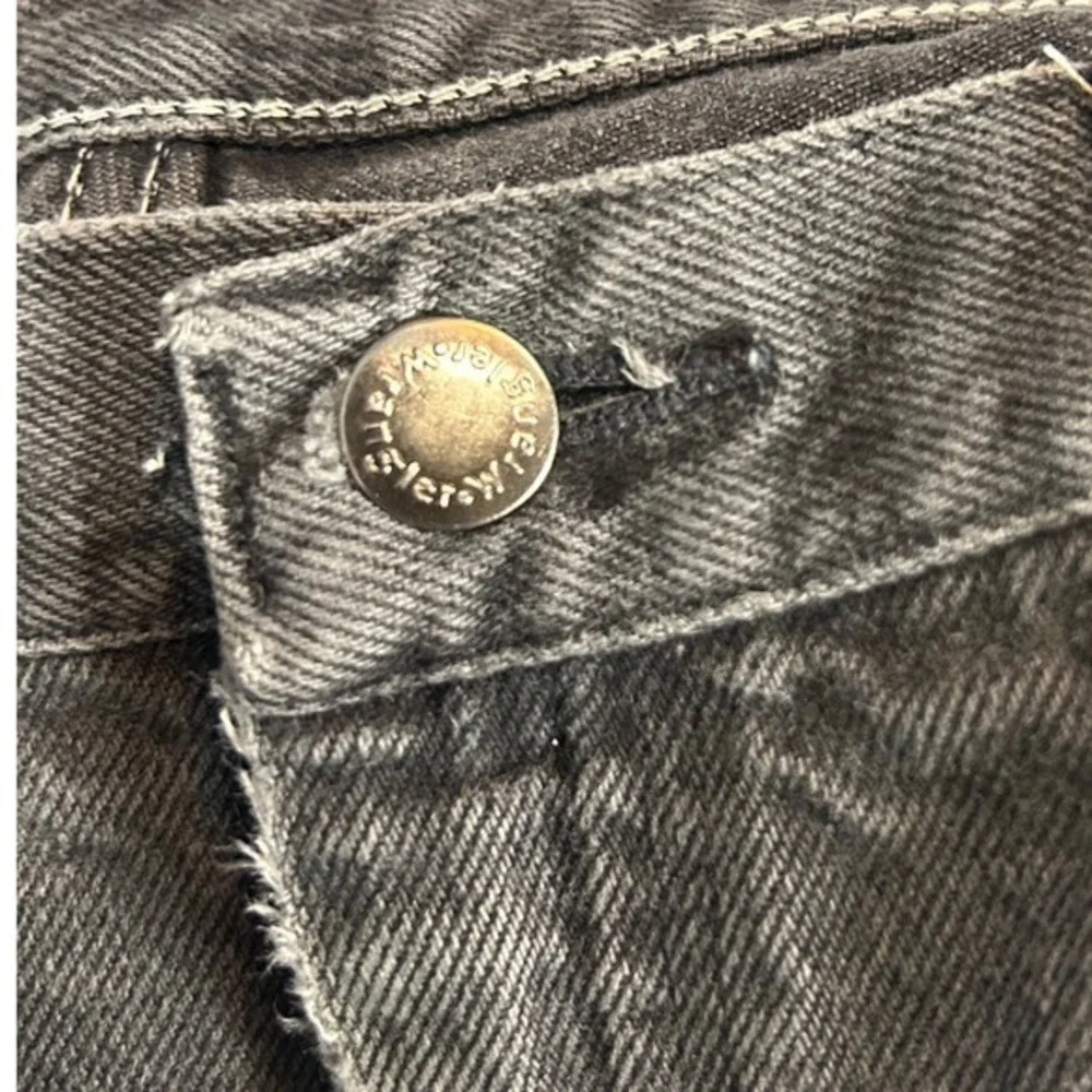 Wrangler Hero Authentic Jeans Men NA Faded‎ Black Straight Leg Denim 1455